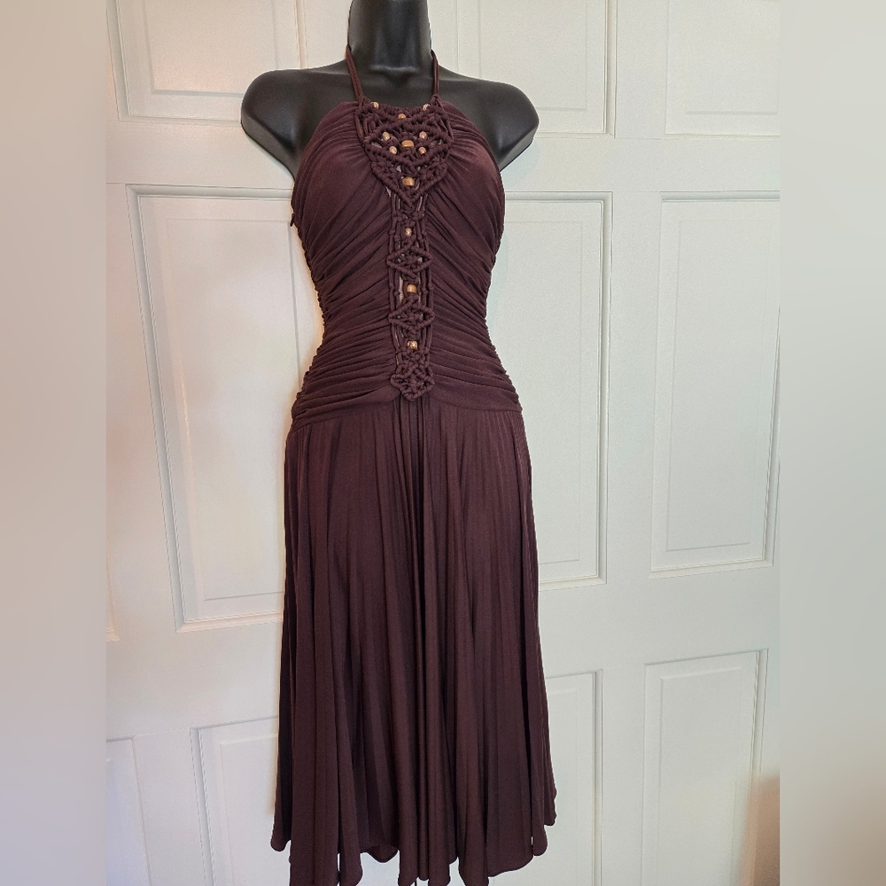 BCBG MaxAzria Chocolate jersey dress